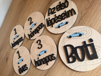 Baba mérföldkő - autós