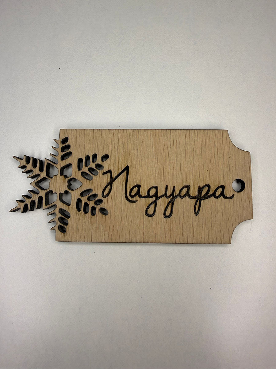 Egyedi Karácsonyi ajándékkísérő