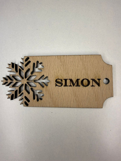 Egyedi Karácsonyi ajándékkísérő