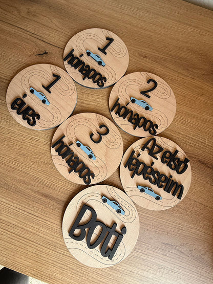 Baba mérföldkő - autós