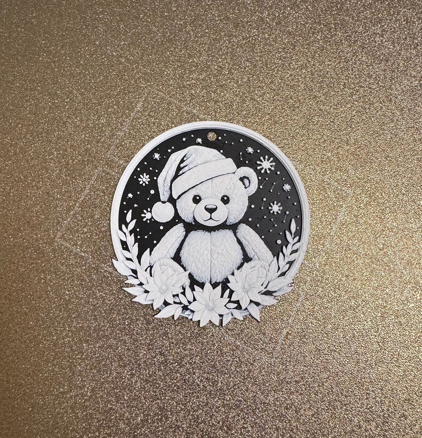 Éjféli Mesék - Maci karácsonyfadísz