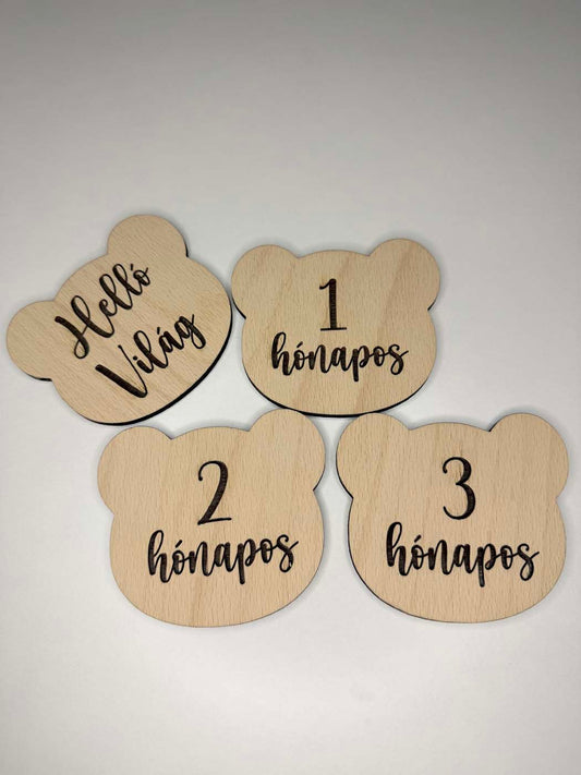 Baba mérföldkő - macis