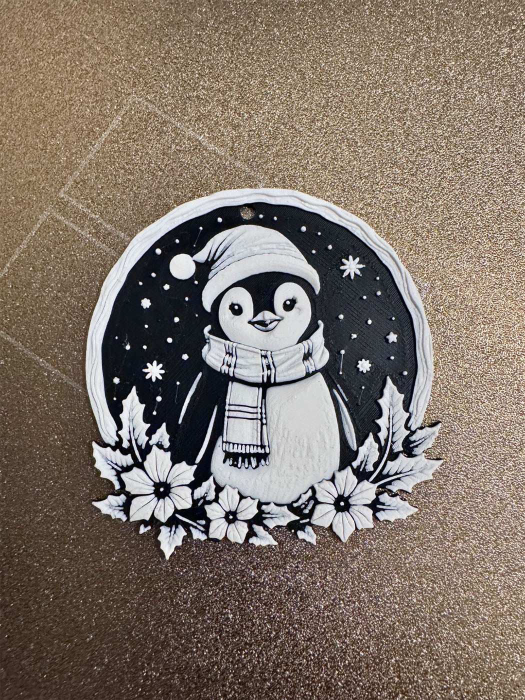 Éjféli Mesék - Pingvin karácsonyfadísz