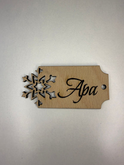 Egyedi Karácsonyi ajándékkísérő