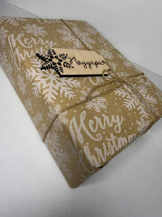 Egyedi Karácsonyi ajándékkísérő