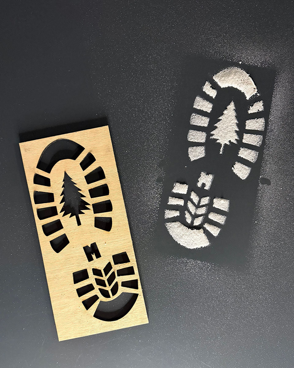 Itt járt a Mikulás - Stencil